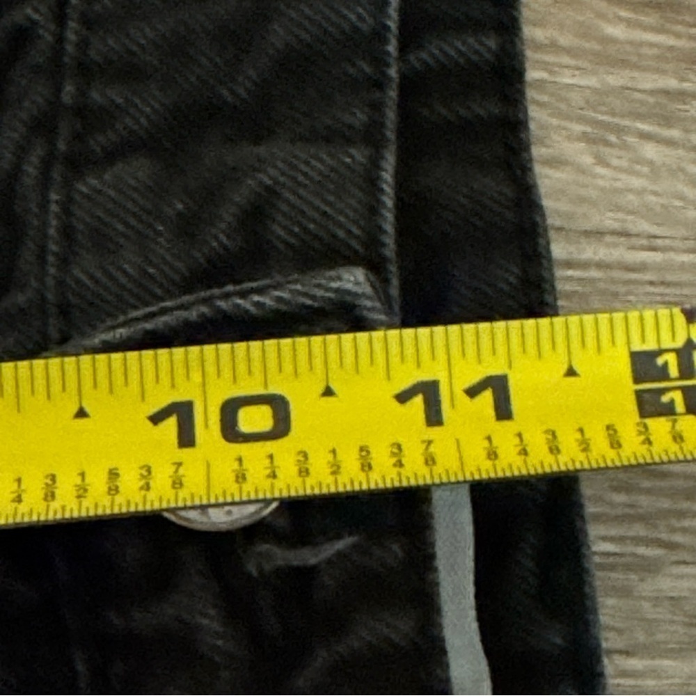 H&M Black Denim Jean Cutoff Shorts - Picture 14 of 15